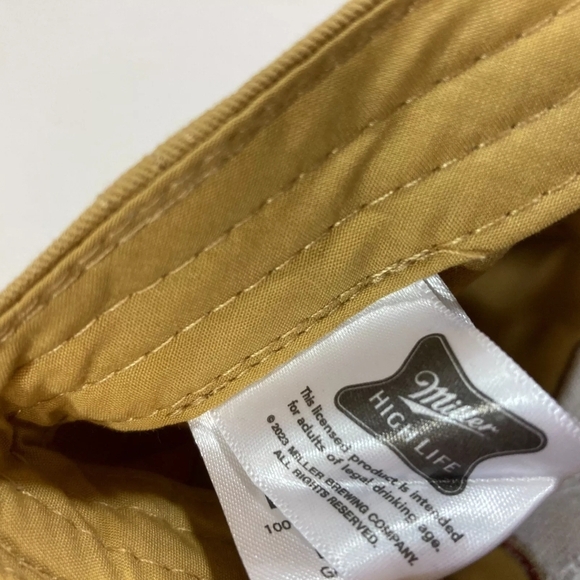 Miller High Life Tan Retro Baseball Rope Cap - Picture 3 of 3